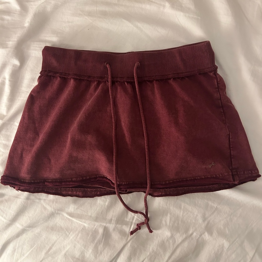 Out From Under skirt maroon